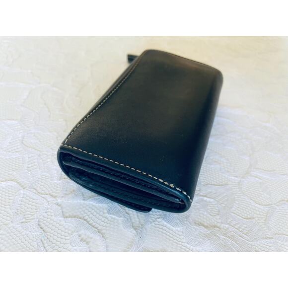 Vtg Coach trifold black wallet - Picture 3 of 6